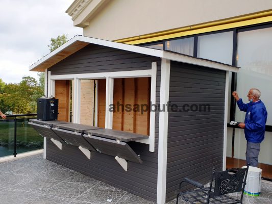 Ahşap Büfe Boyalı